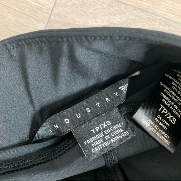 Industry Women's Leggings High Rise waist Full Length Activewear Black Size XS - Picture 7 of 9